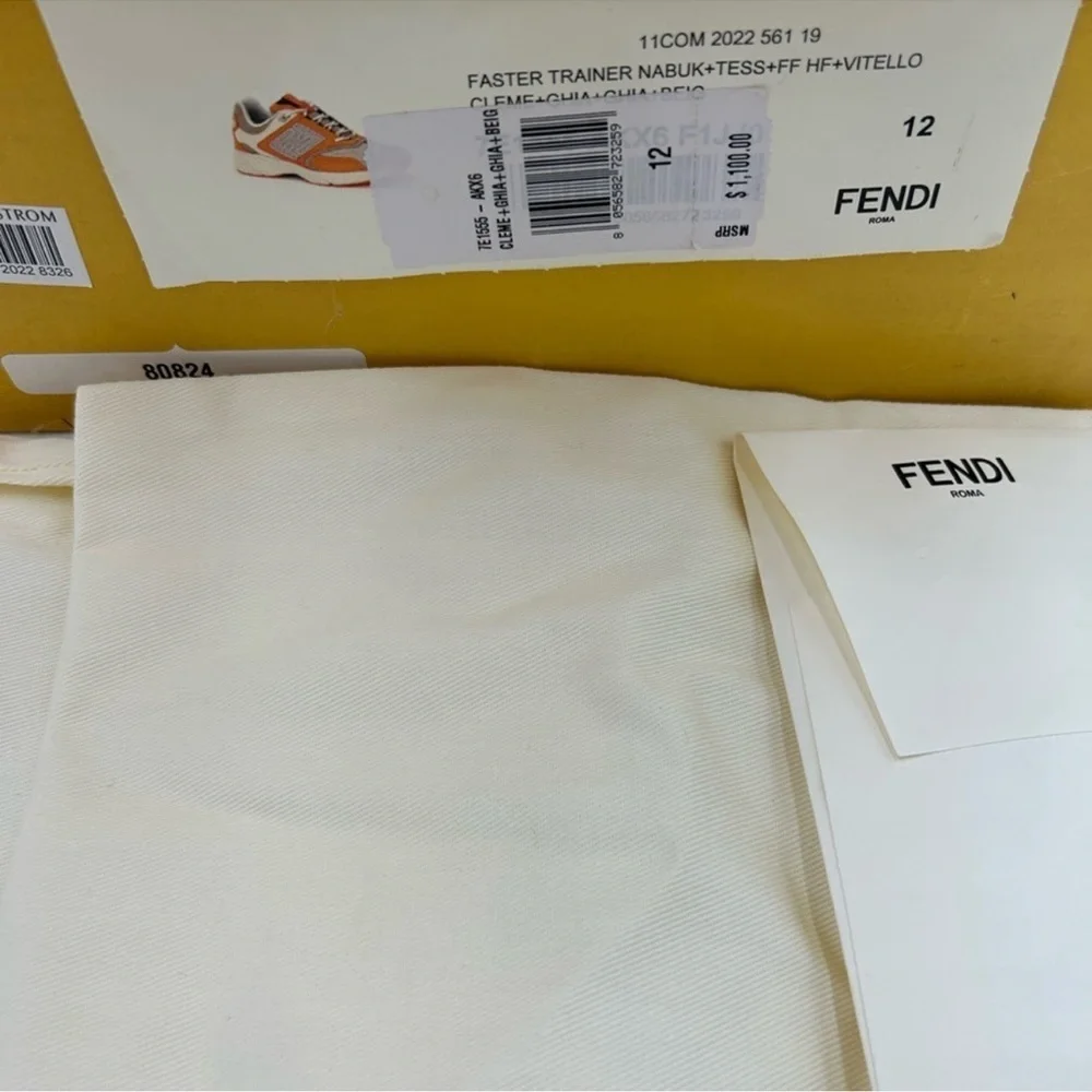 Fendi vibrant orange